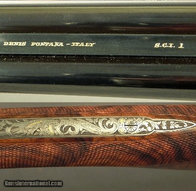 ARMI ART 410- OUTSTANDING ENGRAVING by MUFFOLINI- EXHIBITION WOOD- ITALIAN BEST SIDELOCK- 27