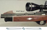 REMINGTON .221 REMINGTON FIREBALL- MODEL XP-100- SINGLE SHOT BOLT ACTION HANDGUN- MADE IN 1968- BURRIS 7X LONG EYE RELIEF SCOPE- 10 1/2