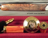 BERETTA 20 PREMIUM GRADE ASEL- OUTSTANDING WOOD- GAME SCENE ENGRAVED- #15 of 28- FINISHED in 2005- 30 - 10 of 11