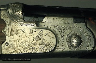 BERETTA 20 PREMIUM GRADE ASEL- OUTSTANDING WOOD- GAME SCENE ENGRAVED- #15 of 28- FINISHED in 2005- 30
