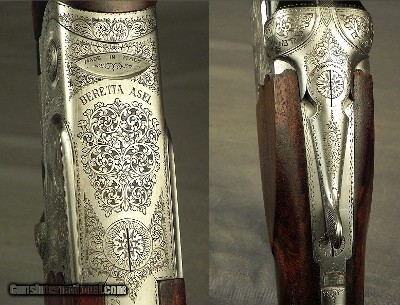 BERETTA 20 PREMIUM GRADE ASEL- OUTSTANDING WOOD- GAME SCENE ENGRAVED- #15 of 28- FINISHED in 2005- 30
