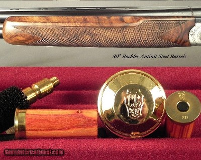 BERETTA 20 PREMIUM GRADE ASEL- OUTSTANDING WOOD- GAME SCENE ENGRAVED- #15 of 28- FINISHED in 2005- 30
