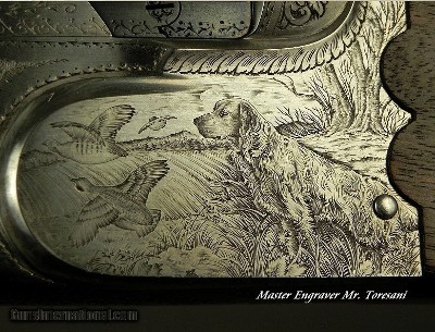 BERETTA 20 PREMIUM GRADE ASEL- OUTSTANDING WOOD- GAME SCENE ENGRAVED- #15 of 28- FINISHED in 2005- 30
