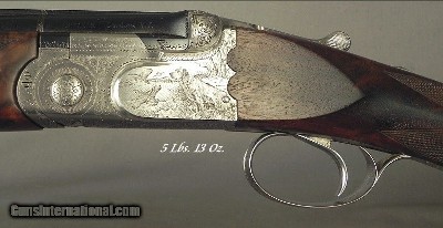 BERETTA 20 PREMIUM GRADE ASEL- OUTSTANDING WOOD- GAME SCENE ENGRAVED- #15 of 28- FINISHED in 2005- 30