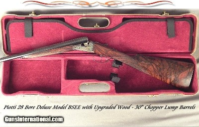 PIOTTI 28 BOXLOCK MOD BSEE- NICE ENGRAVING by CASTELLI- 30