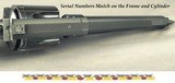 SMITH & WESSON .45- PRE-MODEL 25- .45 HAND EJECTOR MODEL of 1955- SHIPPED JUNE 13, 1955 to GEO. LAWRENCE Co. in PORTLAND- 6 1/2