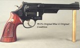 SMITH & WESSON .45- MODEL 25-2 TARGET REVOLVER- 99.5% ORIGINAL CONDITION- MADE in 1976- 6 1/2