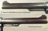 SMITH & WESSON 22 L R- PRE-17 MOD K-22 MASTERPIECE- HONEST at 85-86% ORIG COND- MADE in 1948- 6