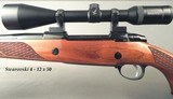 SAKO 7mm REM MAG MOD V DELUXE (Model 75 Deluxe)- OVERALL in 99% COND- SPORTER STOCK- SWAROVSKI 4-12 X 50- SAKO BASES & RINGS- $2395 with SCOPE - 2 of 6