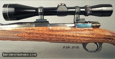 DAVE NORIN- 7 x 57 MAUSER- COMPLETE NORIN TRUE CLASSIC- VZ24 MAUSER ACTION- EXC METAL & WOOD DETAIL- BLACKBURN TRIGGER & BOTTOM METAL- EXC DETAIL-SOLD - Image 3 of 9