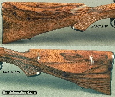 DAVE NORIN- 7 x 57 MAUSER- COMPLETE NORIN TRUE CLASSIC- VZ24 MAUSER ACTION- EXC METAL & WOOD DETAIL- BLACKBURN TRIGGER & BOTTOM METAL- EXC DETAIL-SOLD - Image 5 of 9