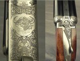 CHAPUIS 470 N. E.- NEW- MOD ELAN CLASSIC- VERY NICE WOOD- 95% FLORAL ENGRAVING & GAME SCENE- REMOVABLE BLOCKS in RIB for SCOPE MOUNTS or RED DOT - 5 of 7