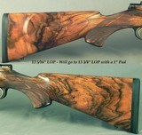 KIMBER of OREGON 22 L R- LEFT HAND- A TOTAL GARY GOUDY CUSTOM STOCK- EXC WOOD- EXC CHECKERING & INLETTING- LEUPOLD RIMFIRE 3 x 9 SCOPE- NEAT GUN - 4 of 7