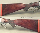 RIGBY 350 N E FARQUHARSON FALLING BLOCK SGL SHOT- EXC PLUS BORE- NEAT ENGRAVING with 35% COVERAGE- LONDON PROVED- VERY NICE SOLID WOOD- EXC COND - 4 of 7