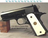 COLT 45 ACP OFFICER'S CUSTOM SHOP MARK IV SERIES 80 PISTOL- SERIAL # 