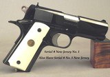 COLT 45 ACP OFFICER'S CUSTOM SHOP MARK IV SERIES 80 PISTOL- SERIAL # 