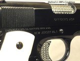 COLT 45 ACP OFFICER'S CUSTOM SHOP MARK IV SERIES 80 PISTOL- SERIAL # 
