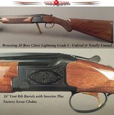 BROWNING 20 CITORI- UNFIRED in the BOX- LIGHTNING GRADE I- 26
