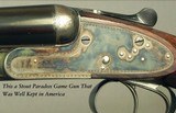EVANS 20 BORE PARADOX SIDELOCK- SUPERB ORIG COND- 95% ORIG CASE COLORS- EXC PLUS BORES- ORIG CASE- ALL LOADING INFO PROVIDED- 28