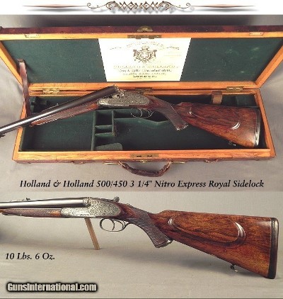 HOLLAND & HOLLAND 500/450 3 1/4
