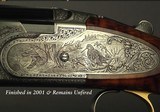 BERETTA 20 BORE 687 EXTRA PREMIUM GRADE- UNFIRED- SIDEPLATES with GAME BIRD ENGRAVING- EXC PLUS WOOD- 28