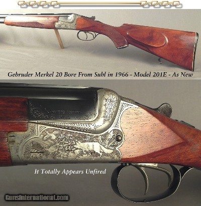 MERKEL 20 MOD 201E FROM SUHL in 1966- APPEARS UNFIRED- 1966 CLASSIC SUHL- 28