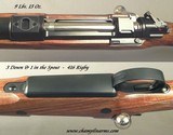 MAUSER 416 RIGBY MODEL 98 MAGNUM- 2016 FACTORY DOUBLE SQUARE BRIDGE MAGNUM LENGTH ACTION- ALL MODERN MAUSER from GERMANY- NICE & DAMN TOUGH- 14 13/16