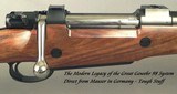 MAUSER 416 RIGBY MODEL 98 MAGNUM- 2016 FACTORY DOUBLE SQUARE BRIDGE MAGNUM LENGTH ACTION- ALL MODERN MAUSER from GERMANY- NICE & DAMN TOUGH- 14 13/16