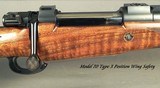 RIGBY 375 H&H- DOUBLE SQUARE MAUSER M98 MAG ACTION- SUPERB FLOORPLATE ENGRAVING- EXC WOOD- SWAROVSKI w/ QD PIVOT MOUNTS- BUILT in 2015- OVERALL 97% - 3 of 10