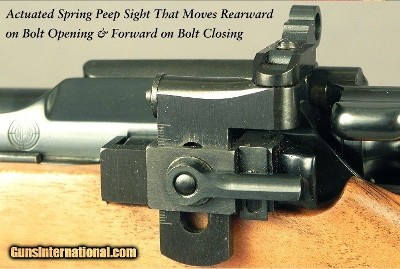 MANNLICHER SCHOENAUER 9.3 x 62 MODEL 1952- MADE in 1952- VERY NICE FULL LENGTH CUSTOM STOCK- ALL ORIG METAL- SINGLE TRIGGER- OVERALL COND. 99%- NICE - Image 3 of 7