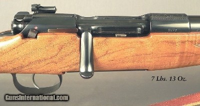 MANNLICHER SCHOENAUER 9.3 x 62 MODEL 1952- MADE in 1952- VERY NICE FULL LENGTH CUSTOM STOCK- ALL ORIG METAL- SINGLE TRIGGER- OVERALL COND. 99%- NICE - Image 2 of 7