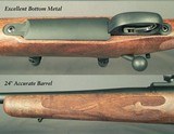 McMILLAN 280 REM. SIGNATURE MOD- WALNUT STOCK and a COMPOSITE STOCK- WILL SHOOT 1/2