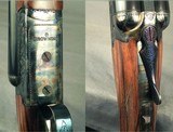 BROWNING 20 BORE TURNBULL S x S FULL CUSTOM- COLOR CASE HARDENED- CUSTOM STOCK with NICE ENGLISH WALNUT- STRAIGHT ENGLISH STOCK- EXCELLENT CHECKERING - 4 of 5