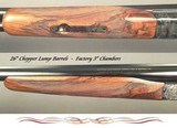 BROWNING 20 BORE TURNBULL S x S FULL CUSTOM- COLOR CASE HARDENED- CUSTOM STOCK with NICE ENGLISH WALNUT- STRAIGHT ENGLISH STOCK- EXCELLENT CHECKERING - 5 of 5