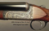 W & C SCOTT- 12 BORE MODEL CHATSWORTH DELUXE- SCOTT'S HIGHEST GRADE BOXLOCK- MADE in 1987- 26