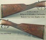 W & C SCOTT 20 BORE MODEL KINMOUNT- IDEAL for the LADY or YOUTH with a 13 1/8