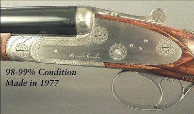 RENATO GAMBA 20 BORE ITALIAN SIDELOCK EJECTOR - MODEL LONDON - 27 3/4