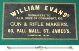 EVANS 6.5 x 54 MS PRE-WAR TAKEDOWN CASED- A 1903 MANNLICHER RIFLE FINISHED & SOLD by EVANS- LONDON PROVED- NEVER DRILLED or TAPPED- ORIG TRUNK CASE - 6 of 6