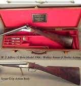 JEFFERY, W. J., 12 BORE BOXLOCK EJECT MODEL 1906 - 28