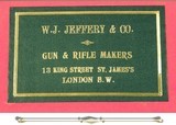 JEFFERY, W. J., 12 BORE BOXLOCK EJECT MODEL 1906 - 28