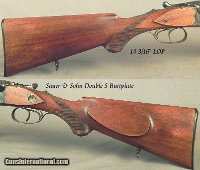 SAUER & SOHN - IF YOU WANT a NEW 1944 SUHL DRILLING, THIS IS IT - ABSOLUTELY & TOTALLY APPEARS UNFIRED - 98-99% - 16 x 16 x 8x57 JR - 100% CASE COLORS - Image 5 of 6