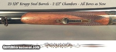 SAUER & SOHN - IF YOU WANT a NEW 1944 SUHL DRILLING, THIS IS IT - ABSOLUTELY & TOTALLY APPEARS UNFIRED - 98-99% - 16 x 16 x 8x57 JR - 100% CASE COLORS - Image 6 of 6