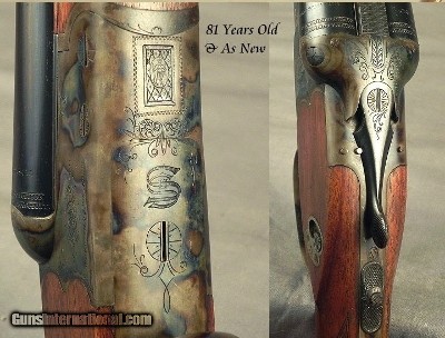 SAUER & SOHN - IF YOU WANT a NEW 1944 SUHL DRILLING, THIS IS IT - ABSOLUTELY & TOTALLY APPEARS UNFIRED - 98-99% - 16 x 16 x 8x57 JR - 100% CASE COLORS - Image 4 of 6