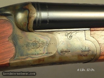 SAUER & SOHN - IF YOU WANT a NEW 1944 SUHL DRILLING, THIS IS IT - ABSOLUTELY & TOTALLY APPEARS UNFIRED - 98-99% - 16 x 16 x 8x57 JR - 100% CASE COLORS - Image 2 of 6