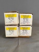 Woodleigh Bullets 465 Nitro FMJ. & SN. both 480gr
50ct.