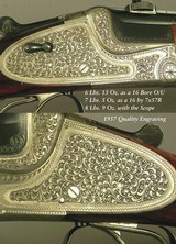 MERKEL 1957 MOD 203E SIDELOCK 16 BORE - EXTRA Bbl. 16 over 7x57R - FACTORY CLAW MOUNTS & ZEISS 1.5x6 - 14 5/8