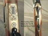 KRIEGHOFF 12 BORE - 7X57R - 222 REM. BUCH DRILLING - MADE 1979 - FACTORY PIVOT MOUNTS - SCHMIDT & BENDER 6 x 42 - DOUBLE UNDER LUGS w/ DOUBLE BITE - 3 of 6
