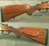 KRIEGHOFF 12 BORE - 7X57R - 222 REM. BUCH DRILLING - MADE 1979 - FACTORY PIVOT MOUNTS - SCHMIDT & BENDER 6 x 42 - DOUBLE UNDER LUGS w/ DOUBLE BITE - 5 of 6