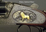 HEYM 375 H&H SIDELOCK MODEL 88 B DELUXE with GOLD INLAYS - LIKE BUYING it NEW - UPGRADED WOOD - 100% HAND CUT ENGRAVING by MASTER HENDRIK FRUEHAUF - 3 of 7