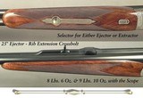 HEYM 375 H&H SIDELOCK MODEL 88 B DELUXE with GOLD INLAYS - LIKE BUYING it NEW - UPGRADED WOOD - 100% HAND CUT ENGRAVING by MASTER HENDRIK FRUEHAUF - 7 of 7